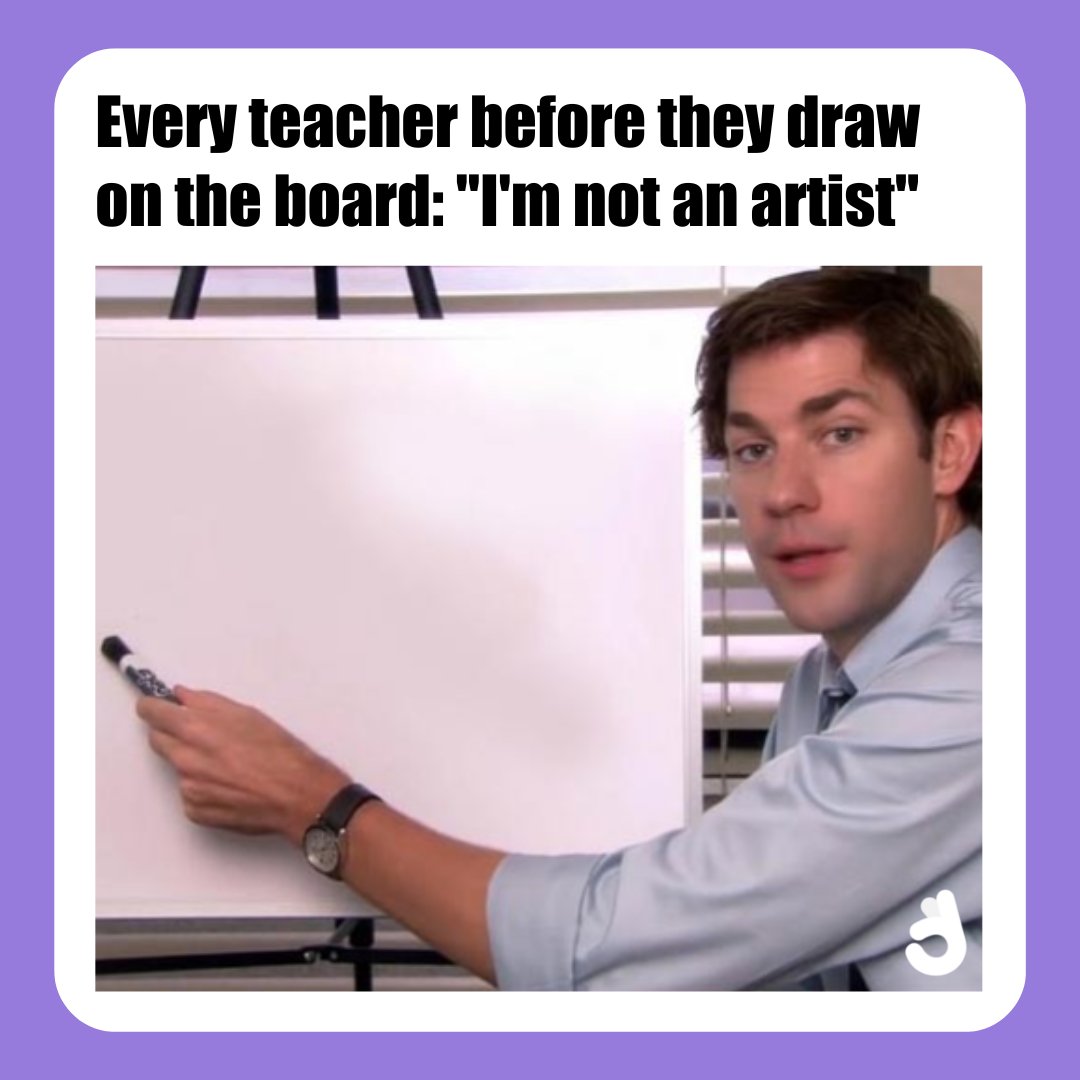 Continues to draw in stick man... 🤣 #edutwitter #teachers #meme