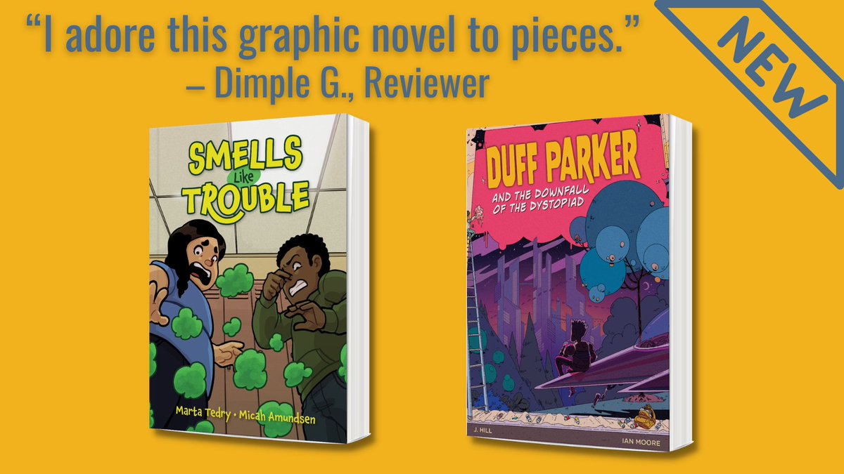 Both of our new graphic novels are purposefully written and designed to address social-emotional learning skills common to middle schoolers. Get your copies today! bit.ly/3X1rkPB