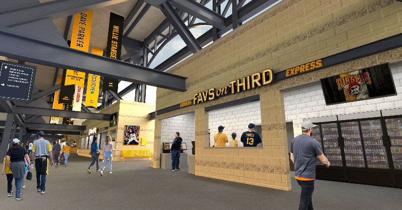 Pirates's tweet photo. The best ballpark in America keeps getting better.