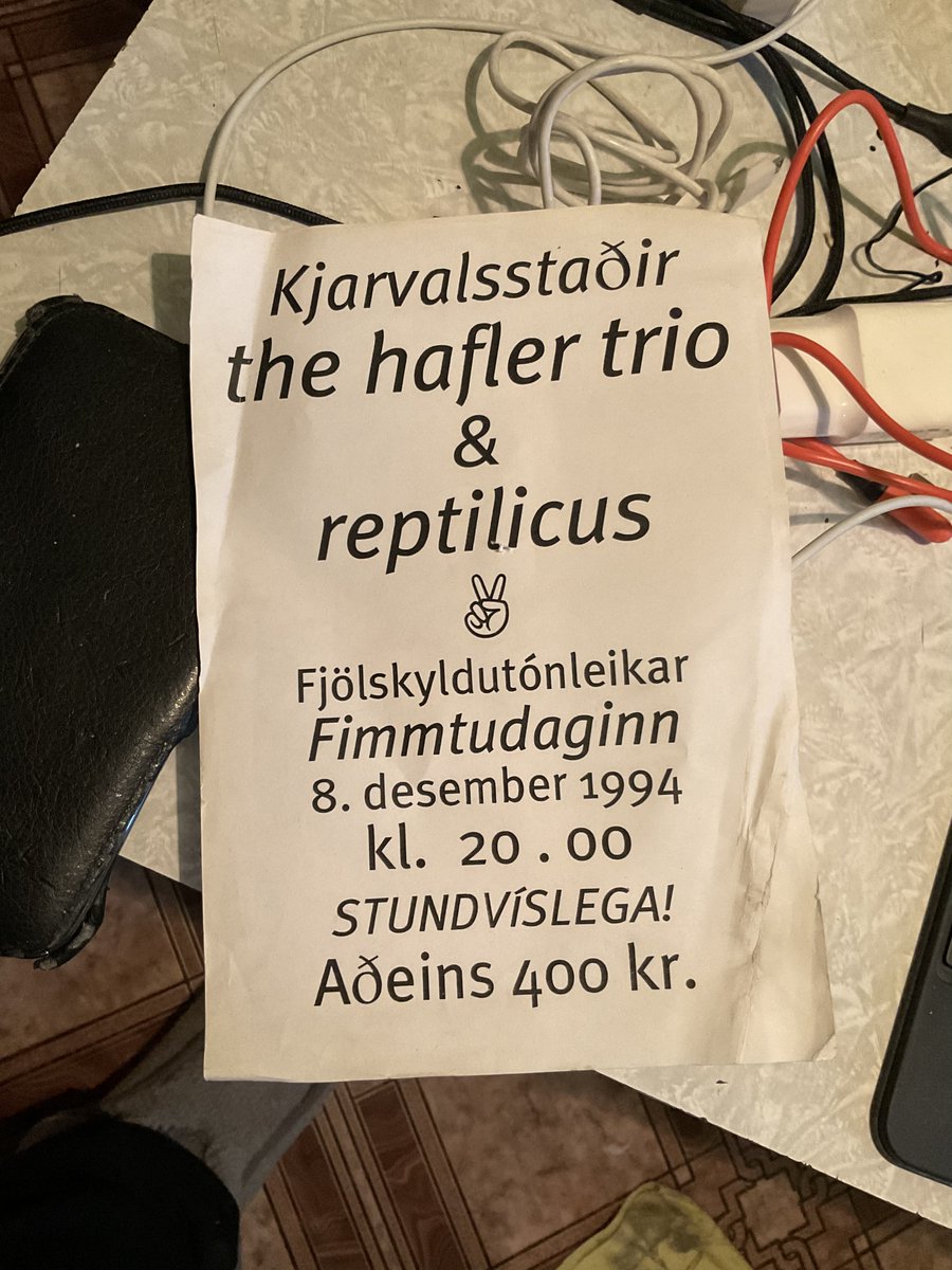 what can sometimes be found when moving house (again). @thehaflertrio <a href="/reptilicusound/">Reptilicus</a>