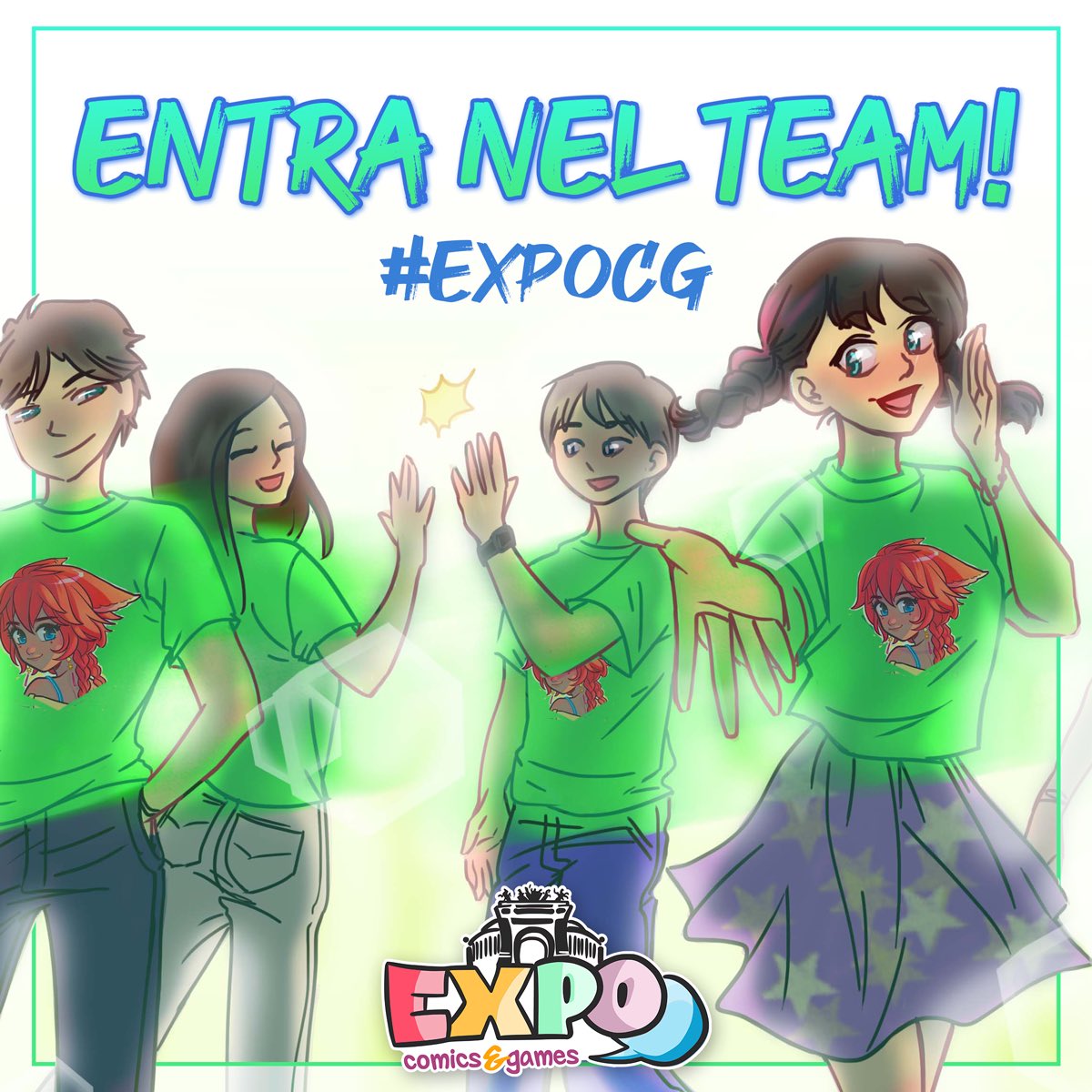 EXPOcomicsgames's tweet photo. Riaprono a grande richiesta le candidature per entrare nel team dei volontari di 𝙀𝙓𝙋𝙊 𝙘𝙤𝙢𝙞𝙘𝙨 &amp; 𝙜𝙖𝙢𝙚𝙨! 🦊🐾

Per conoscere i requisiti, le modalità di partecipazione, i benefit e iscriversi, ecco il link! 👉🏻 https://t.co/erESCu8fWq

#EXPOcg #callforvolunteers https://t.co/adrM0GjTbf