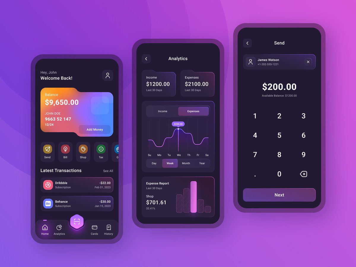 uiabkhalid's tweet image. Finance Mobile App Design Concept 😊 
dribbble.com/shots/20889655…
#uidesign #uxdesign #appdesign