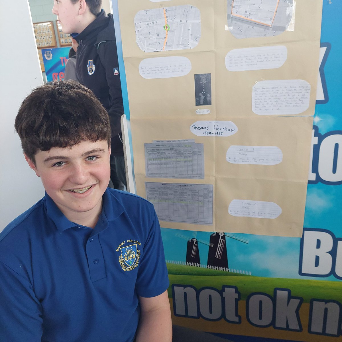 MaristAthlone's tweet photo. 2nd years took part in our Marist Musuem Competition today!π§Ύππ°πβοΈ
It is also their CBA1 for history. It's great to see all the local history & family heritage brought to life! @Wmeathheritge
@westmeathindo @JctHistory
@CorkHTA @HTAIteachers
#MaristMusuem
#ThePastinMyPlace https://t.co/R3IR6g2MXz