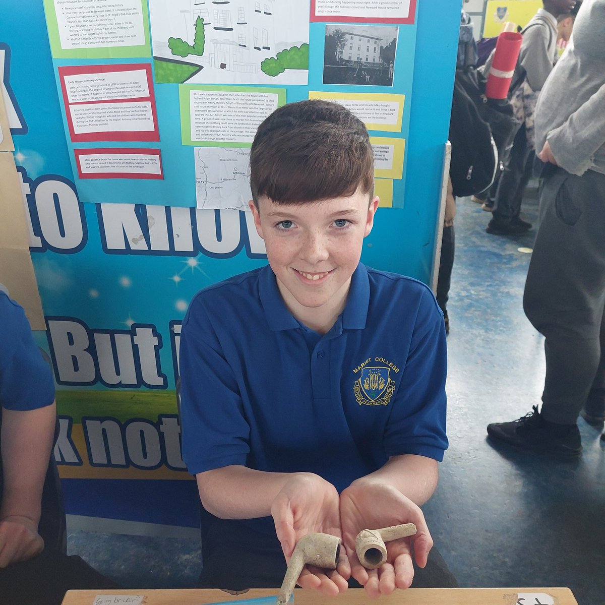 MaristAthlone's tweet photo. 2nd years took part in our Marist Musuem Competition today!π§Ύππ°πβοΈ
It is also their CBA1 for history. It's great to see all the local history & family heritage brought to life! @Wmeathheritge
@westmeathindo @JctHistory
@CorkHTA @HTAIteachers
#MaristMusuem
#ThePastinMyPlace https://t.co/R3IR6g2MXz