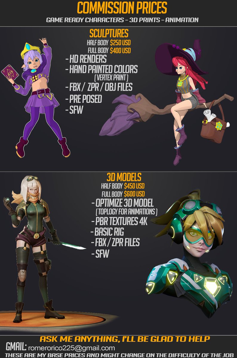 RicoGameArt's tweet photo. Commission Sheet! https://t.co/C6iBO6s8ti