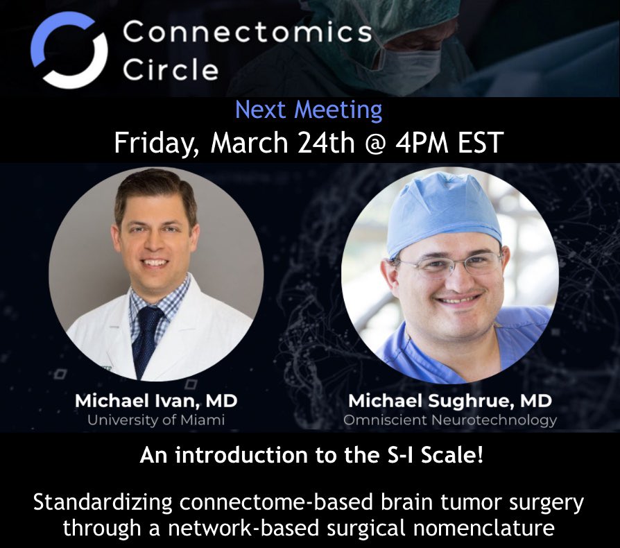 INTRODUCING THE S-I SCALE!

The Sughrue-Ivan Scale standardizes connectome-based brain tumor surgery through a network-based surgical nomenclature. Join us tomorrow and register at lnkd.in/ejskFm8i
&amp; click to see our recent publication
pubmed.ncbi.nlm.nih.gov/36719613/
#Neurosurgery