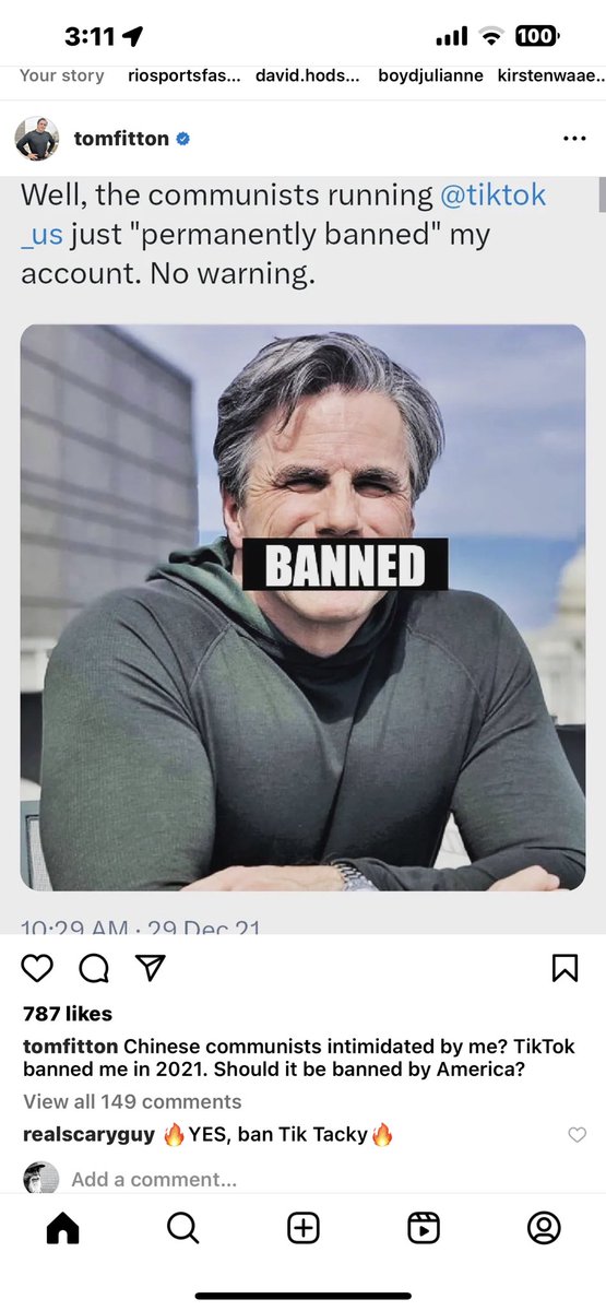 scaryguy's tweet image. #TikTok #banned #tomfitton #ElonMusk