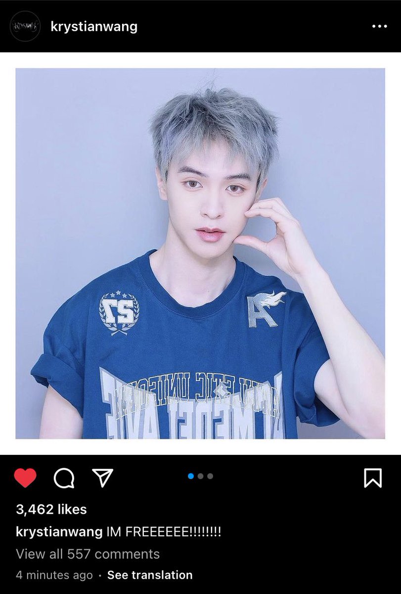 kingnanjun's tweet photo. krystian really said "i'm free!!" 😭 https://t.co/d0LtWfNFEI
