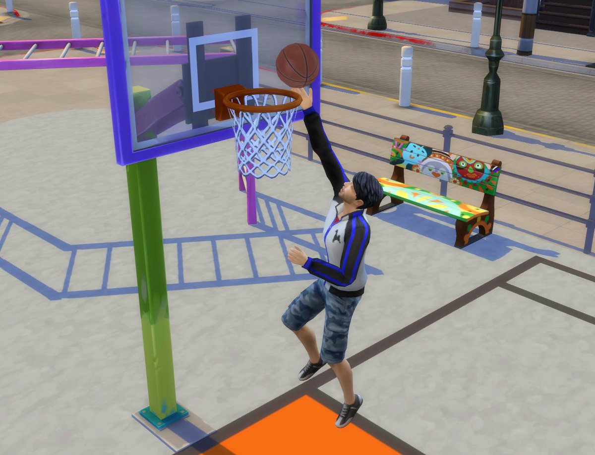 onlyabidoang's tweet photo. Fun fact: In The Sims 4 City Living, if you eat curry and play basketball right after, you'll get a special energized buff that boosts your basketball skill. This is a reference to Stephen Curry, a pro basketball player. The jersey number in the icon also matches his number. https://t.co/TwVZkO3Gm7