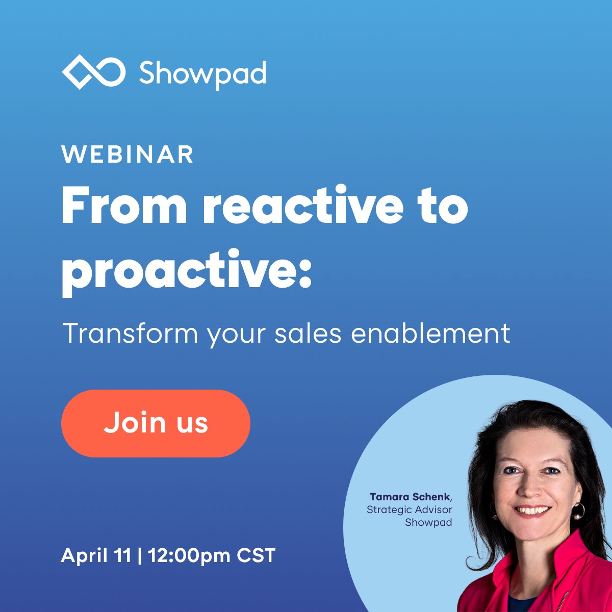 Selling is only getting more complex. Explore your enablement maturity in our webinar – hosted by expert Tamara Schenk, April 11. bit.ly/3lei4Kx