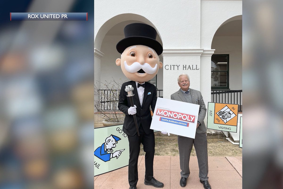 A Santa Barbara Monopoly game is in the works.  You can help design it.  What locations would you like to see as game locations?    Mr. Monopoly came to town to find out!
keyt.com/news/santa-bar…