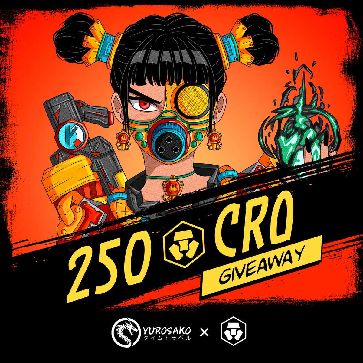 250 $CRO GIVEAWAY! 🔥🏆

We are giving away 250 CRO to one lucky person! 

1⃣ Follow <a href="/yurosako/">YUROSAKO</a>
2⃣ RT &amp; Tag 3 Friends
3⃣ Join Discord linktr.ee/yurosako

⏰ Winner will be picked in 48 hrs, GL! 

#crofam #NFTGiveaways #Anime #NFT #Crypto #cryptocurrency