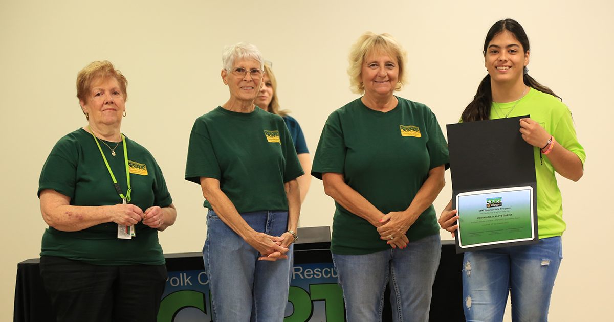 PolkFire's tweet photo. Last weekend, #PCFR Community Emergency Response Team (CERT) members held their Annual Awards Banquet in Bartow, FL. Congrats to our outstanding CERT members & thank you for all you do for our community! #PolkCountyFireRescue #PolkCountyFL #CommunityEmergencyResponseTeam #CERT https://t.co/bBKd4a4gF1