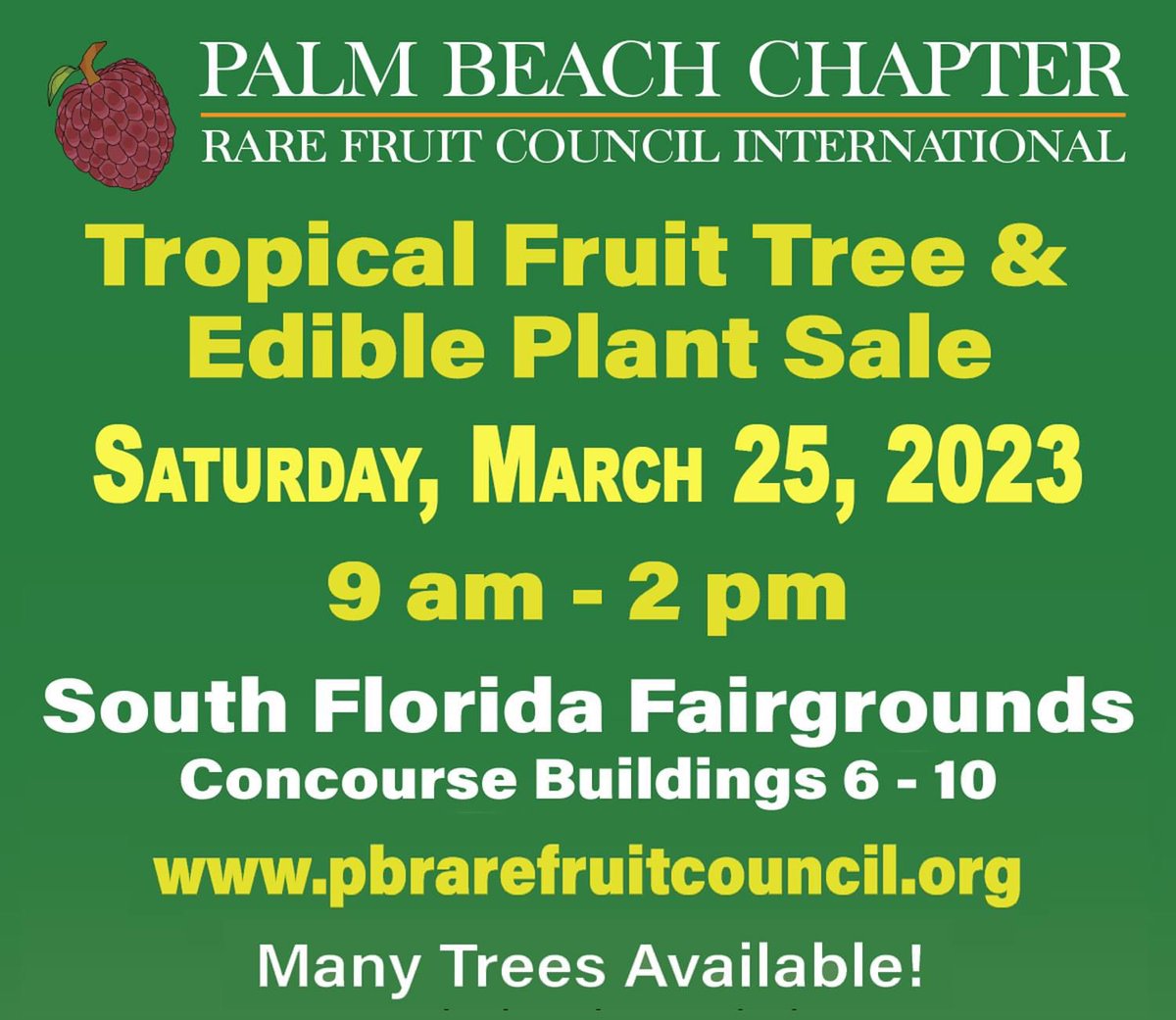 RareFruit_PB's tweet image. If you’ve got any gardening questions don’t hesitate to find one of these guys at the March 25th Sale and ask away. 
The Rare Fruit Clubs main mission is to educate and to instill an appreciation of growing.

#rarefruit #rarefruittrees #rarefruits #gardening #plantsale