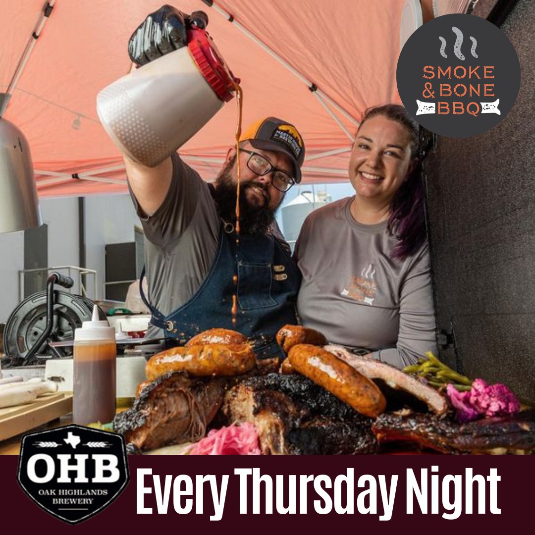Smoke &amp; Bone BBQ is here with their delicious menu of creative BBQ. They switch up their menu every week with anything from homemade sausage, nachos, sandwiches, and Texas brisket. They are here from 5pm to 8pm. #discgolfputting #bingonight #BBQThursdays