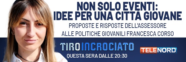Telenord's tweet image. Questa sera nuovo appuntamento con #TiroIncrociato

Intervista all'assessore alle politiche giovanili del Comune di #Genova Francesca #Corso

🕰️ Dalle 20.30 su #Telenord

@ComunediGenova