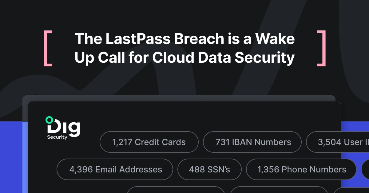 LastPass's recent data security breaches highlight the urgent need for data-centric security in the cloud. 

Learn how businesses can avoid becoming a cautionary tale in our latest blog post. 

eu1.hubs.ly/H03h5BD0

#dspm #ddr #datasecurity #cybersecurity #cloudsecurity