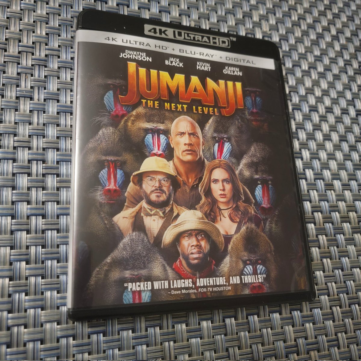 #lunch movie
#jumanjithenextlevel 
#4kultrahd 
#bluraycollection 
#moviecollector