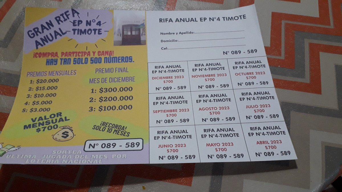 70Luna's tweet photo. Te gustaría colaborar con la EP N°4 de Timote?? Mira que premios mensuales y en diciembre mucho mejores!!! Tan solo 10 cuotas de $700 https://t.co/CUUm78PBCx