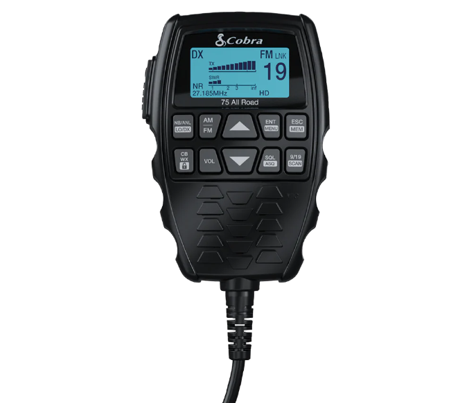 photodb's tweet image. Just received a new #CobraElectronics 75 All Road CB Radio - so many new features, including AM/FM radio and NOAA Weather Radio.  Can&apos;t wait to get it installed.  cobra.com/products/75-al…