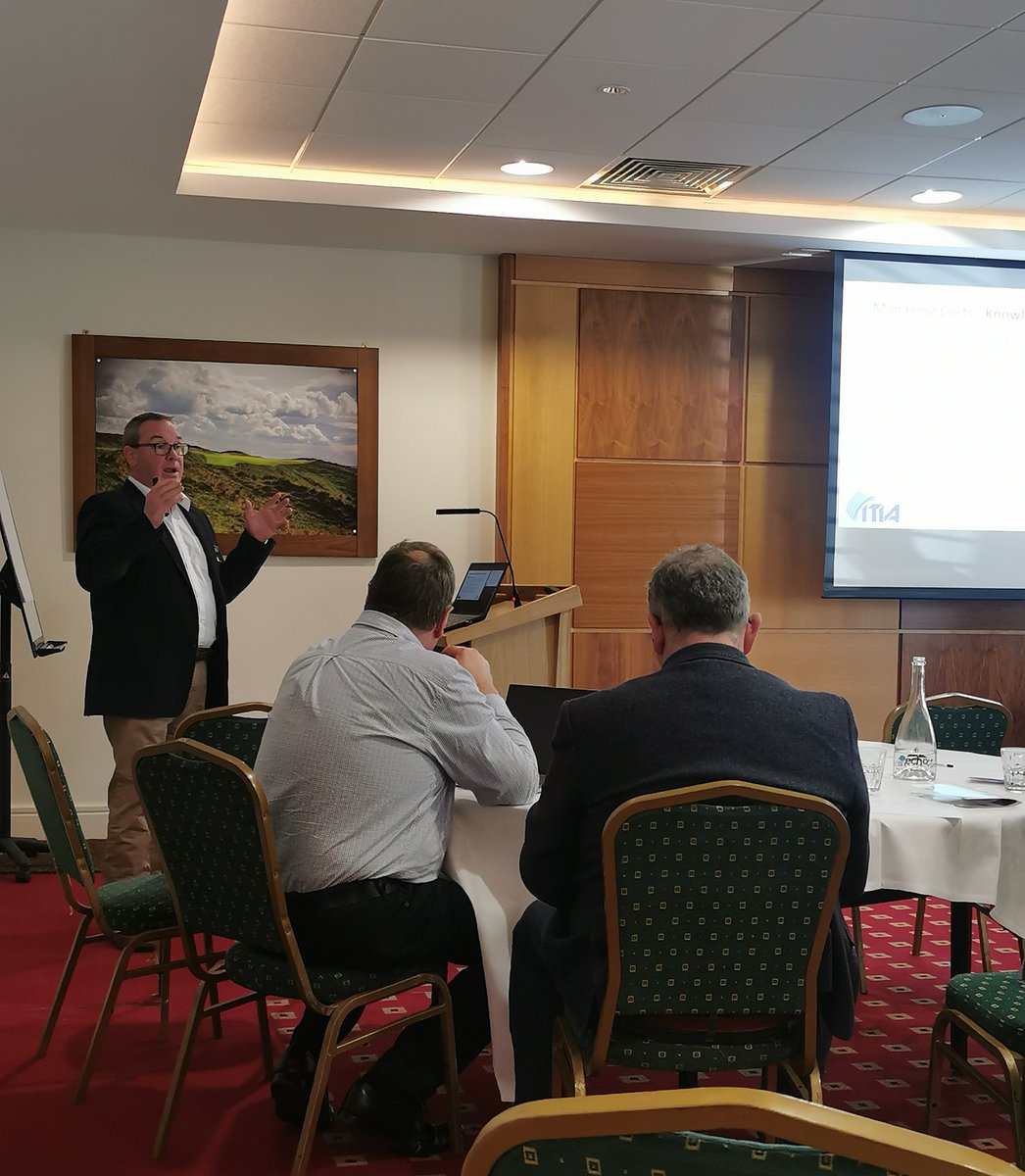 Niall O'Kelly from <a href="/TheAgileExec/">Agile Executives</a> speaks to members about managing business costs and shares valuable insights on how to improve business performance. #ITIA #Conference #mangagingcosts