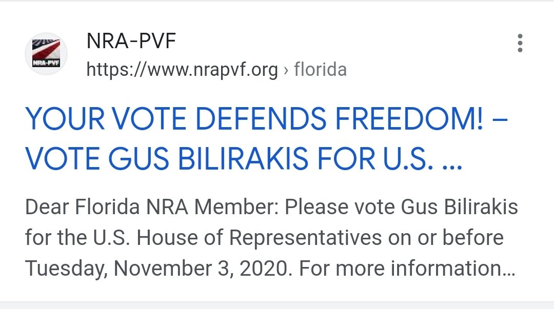 Rep Bilirakis, who is currently saying that tiktok technology leads to the death of children, is endorsed by the NRA. #tiktokhearing