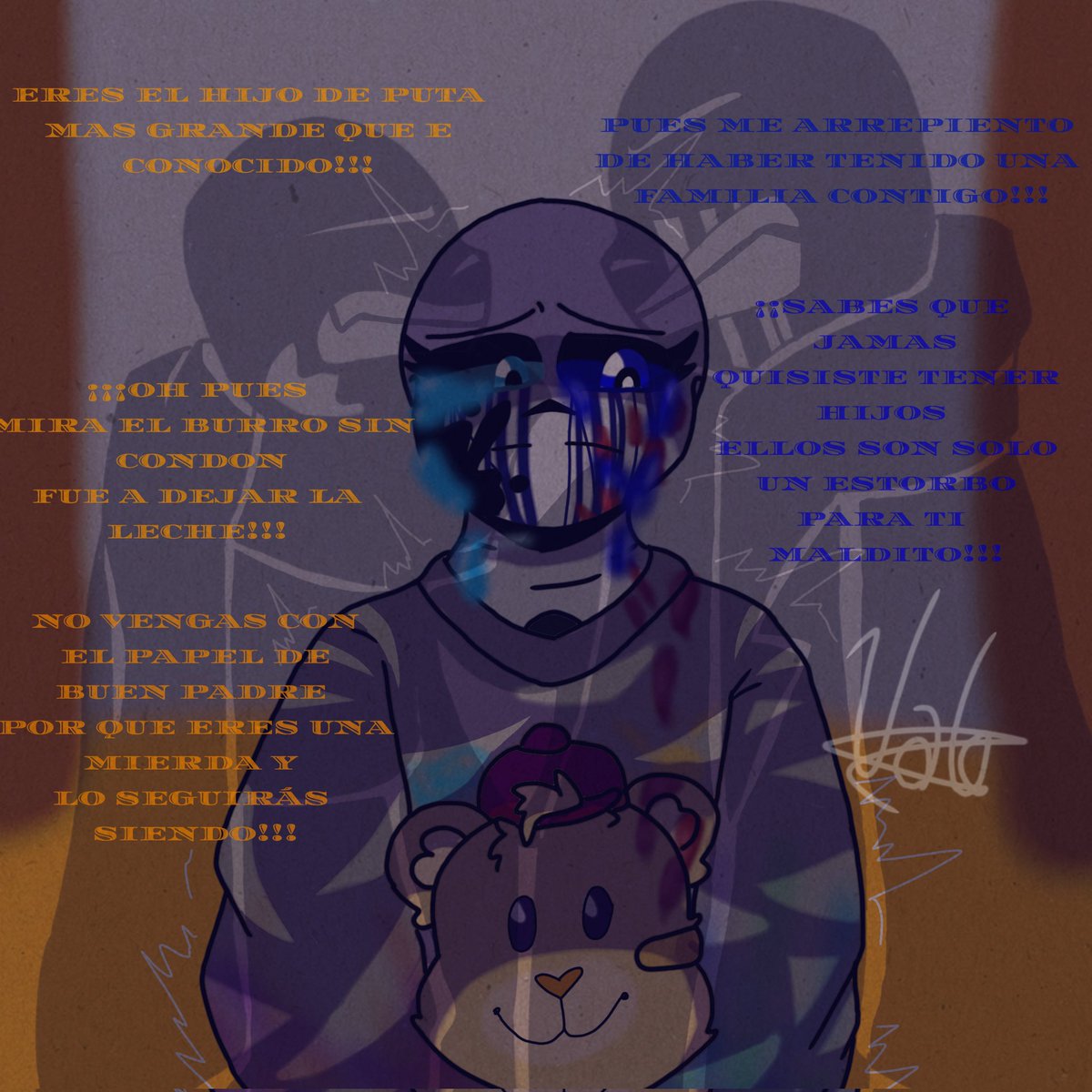 Valenti15170907's tweet photo. Solo le afectó un "poquito" no más 

#jammersans #errorsansxinksans #errorinkchild #errorsans #inksans #inkerror #undertaleAU #underverse #errortale #nosequemasponerxd https://t.co/hZ3p2nBH4E