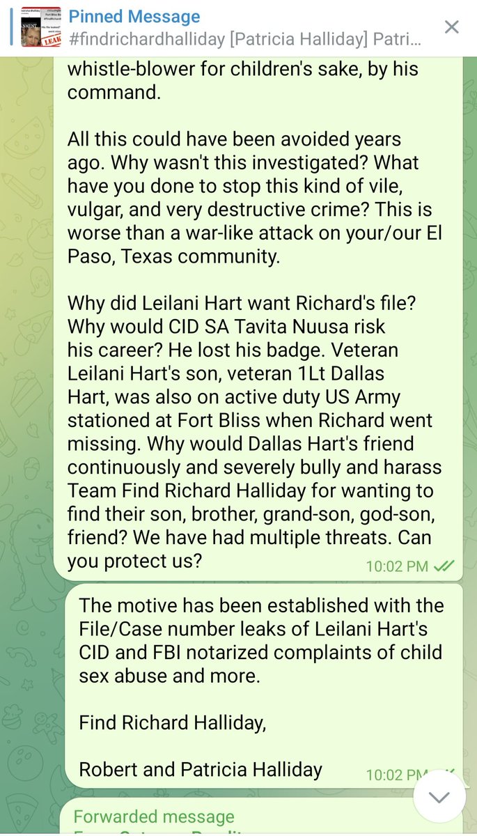 USArmy_FtBliss's tweet photo. #Findrichardhalliday #whistleblower #missingSoldier https://t.co/S20ZyFUjkA
