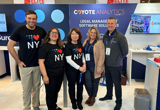 SurePointTech's tweet photo. Thanks to everyone who joined us for a dynamic and engaging discussion last night at STK Midtown. Such a nice way to close out #legalweek23! There's still time to stop by and say hello to the SurePoint team before we start looking ahead to #legalweek24 #surepoint #legaltech https://t.co/3xVjR1ssDI