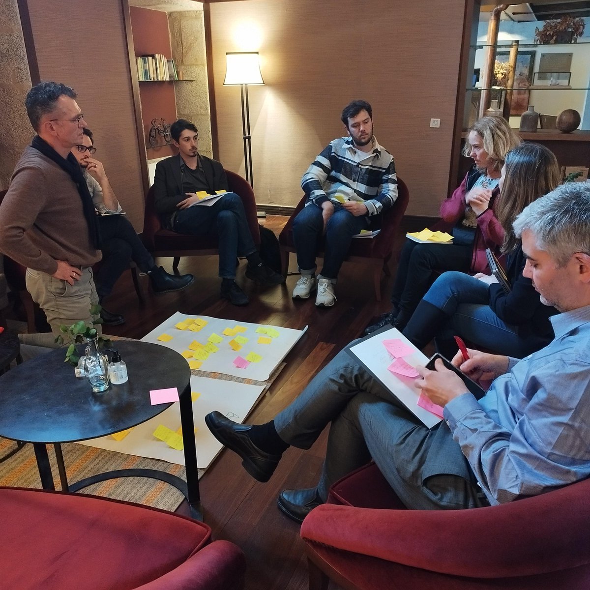 🤝Pechamos a semana de reunións de 💡proxectos europeos de @clusaga en 📌Santiago de Compostela co encontro do comité de direccion de #SS4AF. ✅A sesión serviu para buscar sinerxías entre a partnership e os proxectos #FoodscalEUp e @HighfiveEu⬇️