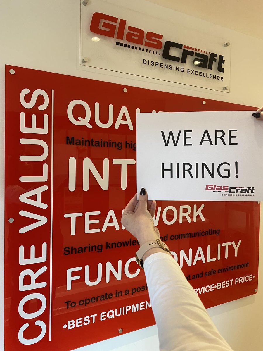 glascraftuk's tweet photo. JOB OPPORTUNITY TO JOIN TEAM GLASCRAFT!
We’re looking for a Stores/Stock Assistant. This role will help facilitate our busy Stores Department. If you would like to be considered for this role please email your CV to Laura@glascraft.co.uk https://t.co/uyVE6qLu4R
