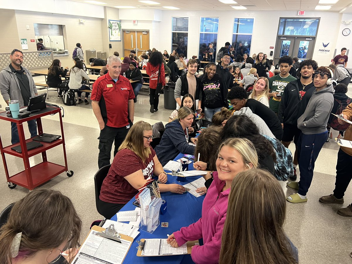 Lake Gibson High School on Twitter "Voter registration happening ⬇️now
