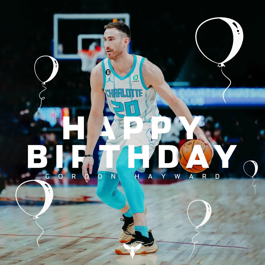 Happy birthday to our guy Gordon Hayward   