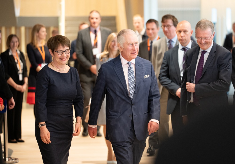 We were honoured to welcome King Charles III to our new HQ in Canary Wharf today.

He officially opened what is one of the most environmentally advanced buildings in the UK and met staff from our #EBRDregions, including #Ukraine and #Türkiye. 

A day to remember for us all!