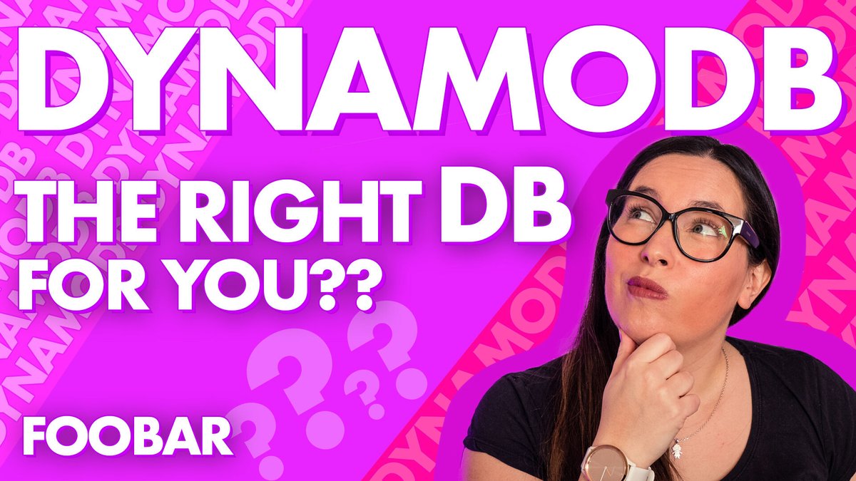 ⭐ NEW VIDEO ⭐ In this video I share with you some of the reasons why to pick DynamoDB and some reasons why not. ▶️ Watch the video here: youtu.be/TpeP3Cmz5PE