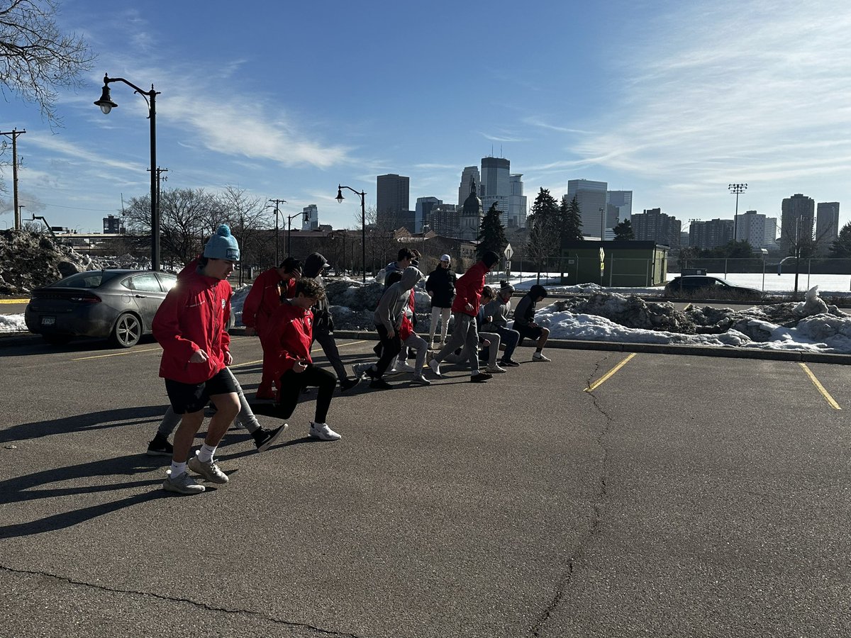 Are you ready? Mohawks Varsity warming up before their game with South Carolina at USA Hockey Nationals. #GoMohawks