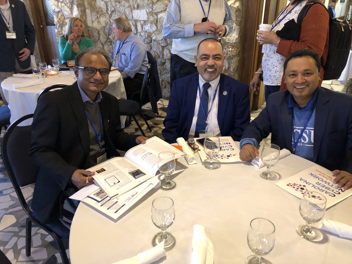 kultyrawat's tweet photo. @ECSU is well represented at the Carolina Cyber Network Convening sharing best Practices in preparing students for high demand cyber workforce. #ECSU #cyber #CyberSecurityAwareness #Workforce https://t.co/2j6onyBnGD