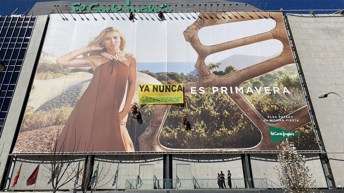 ❌ "Ya nunca es primavera": <a href="/greenpeace_esp/">Greenpeace España</a> "secuestra" la icónica campaña de El Corte Inglés <a href="/ladespensa/">La Despensa</a> marketingdirecto.com/marketing-gene…
