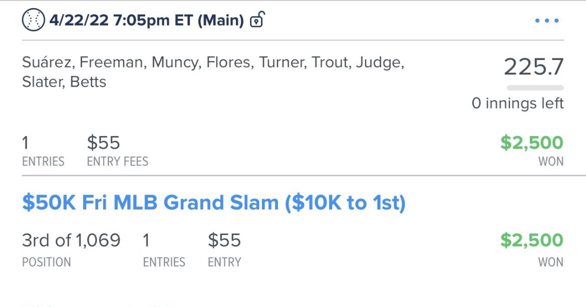fd_guru's tweet photo. MLB Season Giveaway

ONE RETWEETER will win a season long MLB membership! Looking forward to a long and successful season 🫡

First pitch in a week. https://t.co/bxo2icGGIG