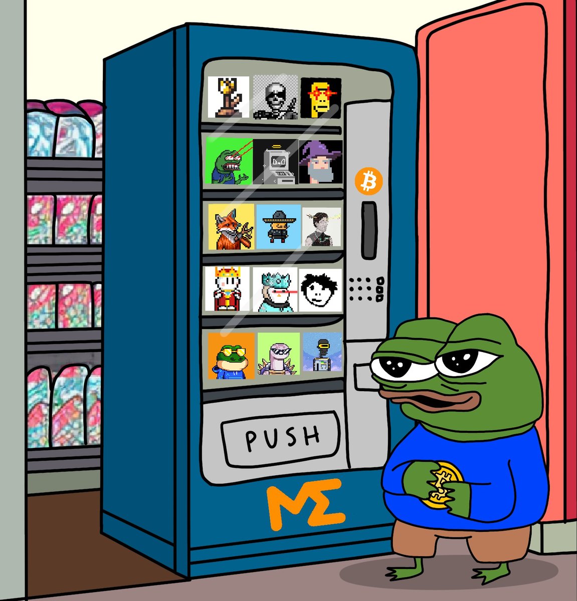 FBTCPunks's tweet image. 👏Big congrats to everyone on the @MEonBTC launch! 

🚨Be sure to check out their marketplace for your next ordinal! 

🤔Do you see any familiar collections?? Which one should Pepe pick?!

🐸Tag the collection you think Pepe should pick!
 
magiceden.io/ordinals/marke…