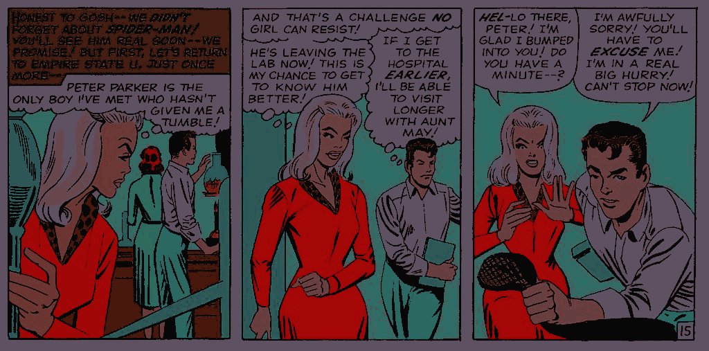 koli.⠀  so  peter  has  nearly  always  had  this  subconscious  defense  mechanism  since  the  original comics  where  if  he  feels  vulnerable  or  overwhelmed  he  will  literally  switch  the  topic,  or  become  anxious  &amp;  frustrated  

       +