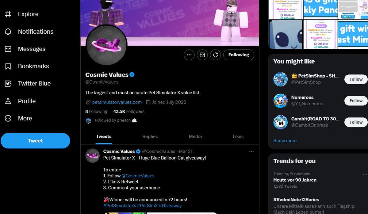 kettenfritz's tweet photo. @CosmicValues My user: rafaxbrott https://t.co/tOl0heTUgQ
