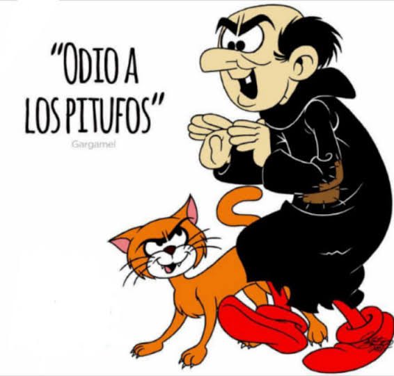 RicMenR's tweet image. Odio a los pitufos #PoderosoQuejumbroso