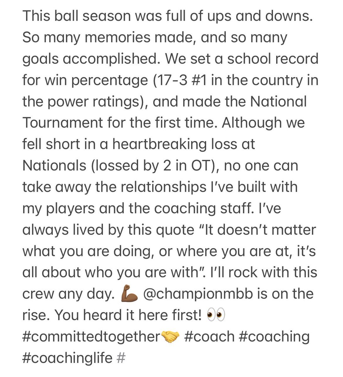 coach_capaci's tweet photo. 2022-23 Season in a nutshell… 👇🏽 #committedtogether🤝 #coach #coaching #coachinglife https://t.co/2hxNAHGwwc