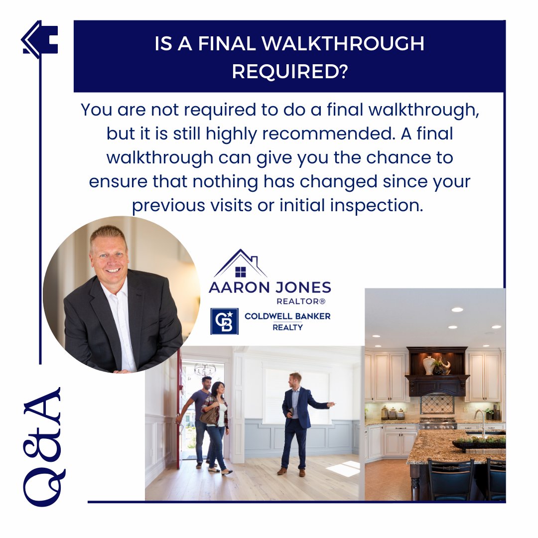 aarontjones's tweet image. Walking thru a home just prior to closing can insure there are no surprises.  They typically occur the night before or day of closing in our area.  They also can be done virtually.

#realestate ##finalwalkthrough #rochmn #rochestermnrealestate