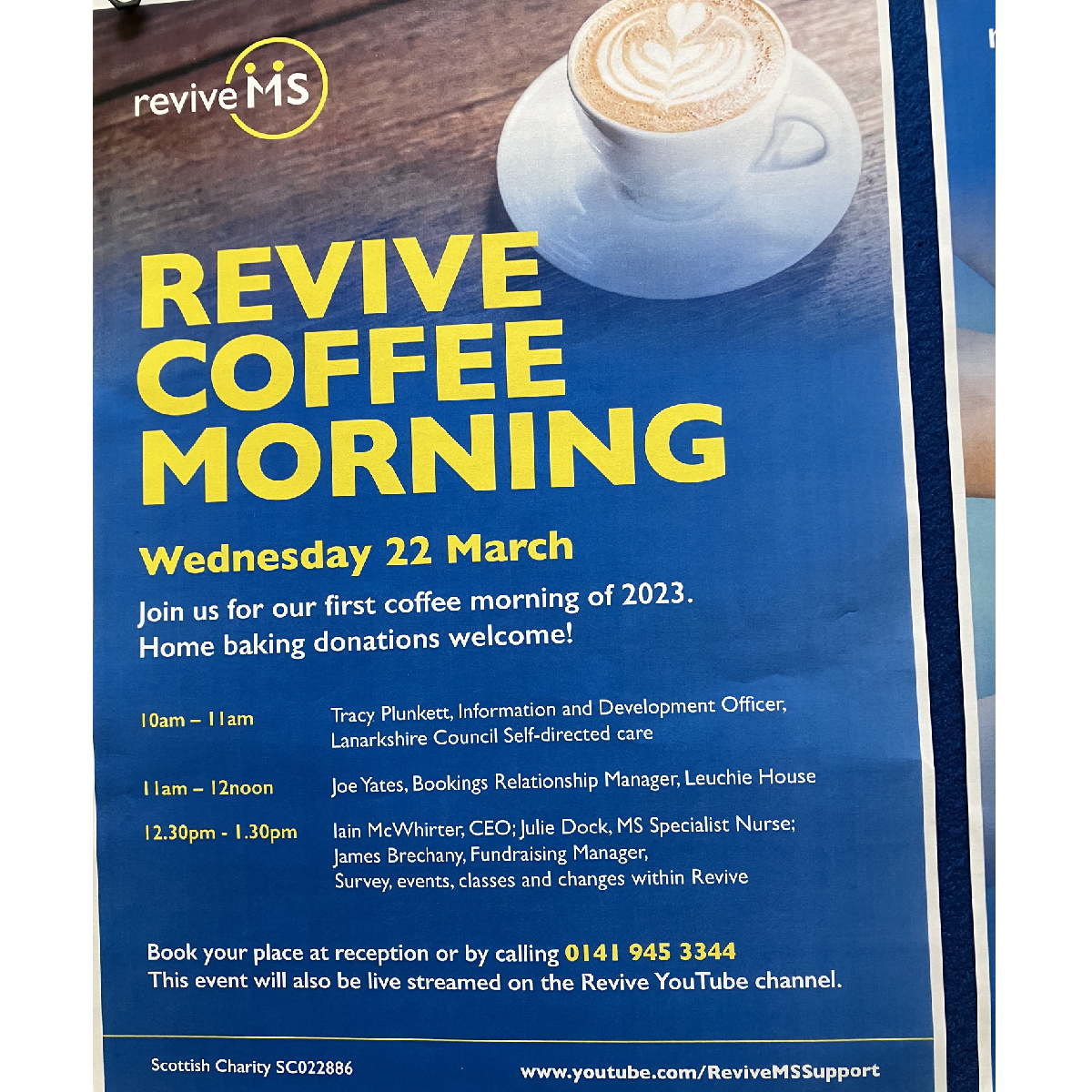 LeuchieHouse's tweet image. Thank you, @revivems for inviting us along to speak at your coffee morning yesterday.  It was great to meet everyone and, of course, to enjoy the delicious home baking on offer!

#MS #MSSupport #Respite #WorkingTogether