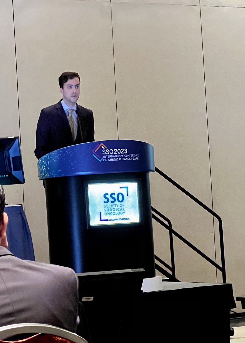 ANikiforchin's tweet image. Immensely fortunate and honored to work side by side with such a distinguished researcher and a great mind @FelipeLopezMD!
Kudos for an outstanding #SSO2023 #AppendixCancer presentation and congrats on a Dr. Thomas K. Weber #CRC Research Scholar Award!
Well deserved!

@SocSurgOnc
