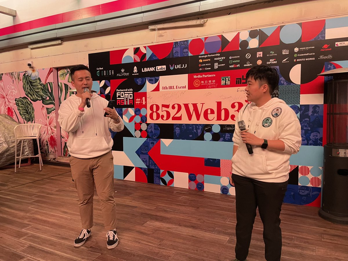 Two days of networking and learning about the web3 community in HK <a href="/852web3/">852Web3 🇭🇰</a> <a href="/FOMOAsia/">FOMO Asia</a> <a href="/drCathieSo_eth/">cathie</a>
