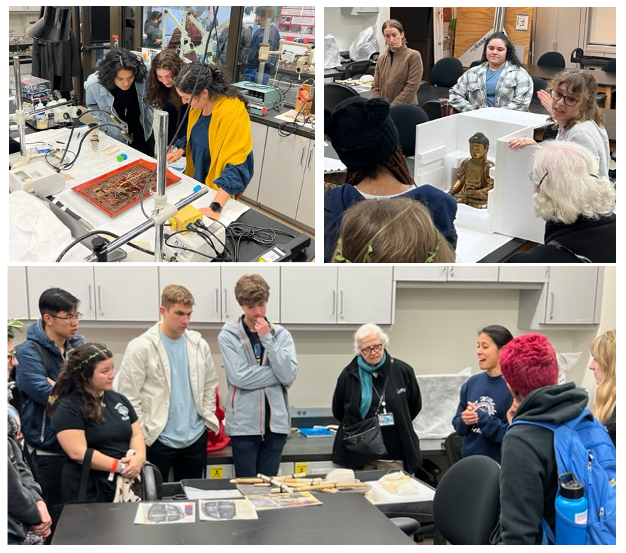 UCLAGettyCons's tweet photo. UCLA/Getty Conservation students host lab tours at Getty's annual College Night at the Villa https://t.co/iMZ7noxXpT