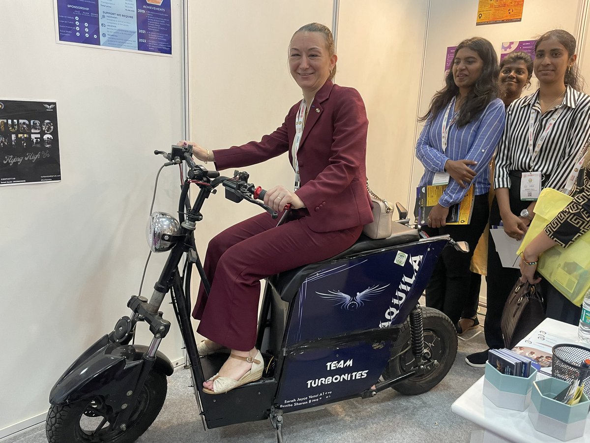 PrabhuShankarnd's tweet photo. It was an awesome day @teamturbonites LICET at @Umagine
Thank you Madame Lise Talbot , Consul General of France 🇫🇷 visiting our stall Loyola-ICAM College of Engineering and Technology 🏫 #FranceinIndia
#loyolaicamcollege
#LICET
#umaginechennai
#IndiaFrance https://t.co/j8UmmHVZEP